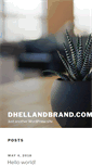 Mobile Screenshot of dhellandbrand.com